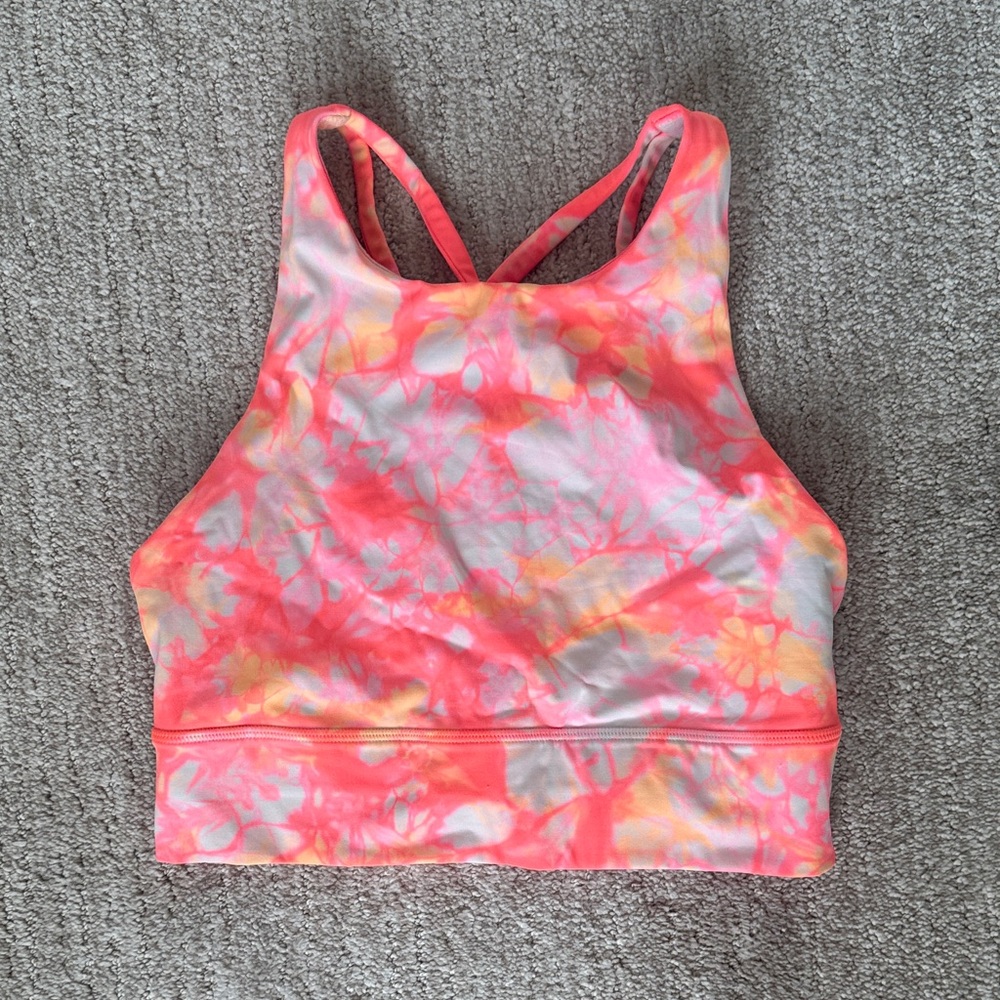 Colorful Lululemon Tie-Dye Sports Bra